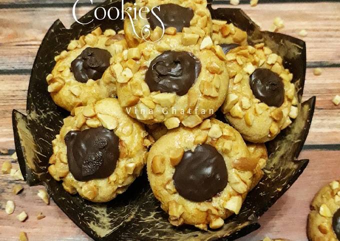 Peanut choco thumbprint cookies #pr_whynutkuker