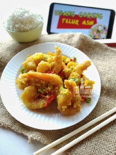 Foto resep Udang Goreng Telur Asin