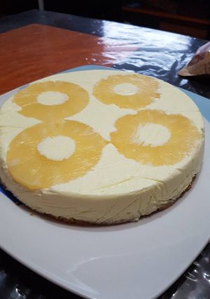 Una foto de Mousse de piña