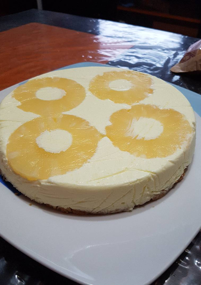 Una foto de Mousse de piña