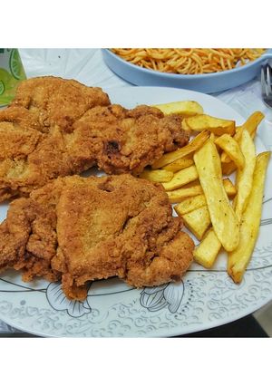 صورة لوصفة اسكالوب بانيه لحمة