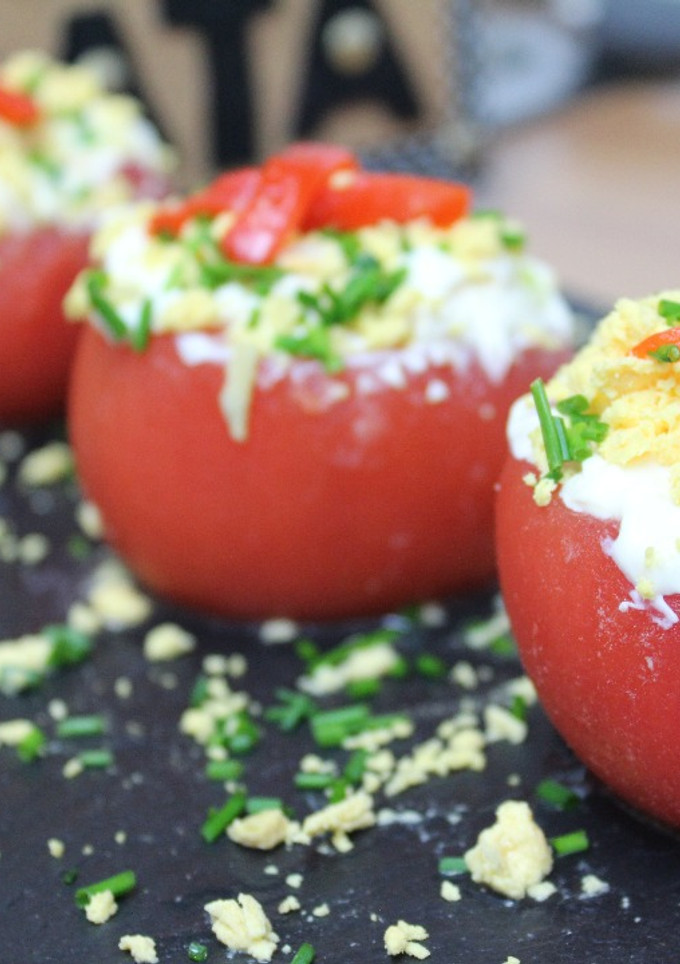 Una foto de Tomates rellenos
