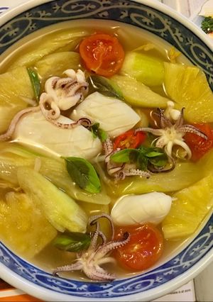 Hình của món Canh Chua Mực.