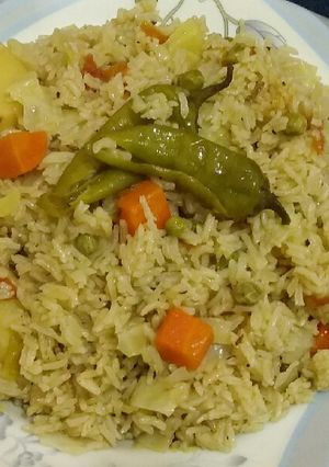 A picture of Mix Vegi Pulao.