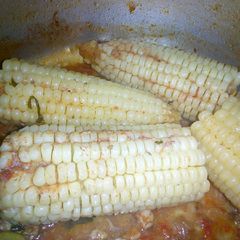 A picture of Flavoured boiled maize.