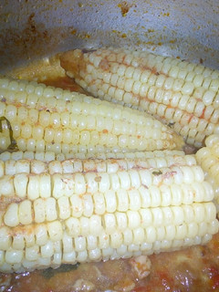 A picture of Flavoured boiled maize.