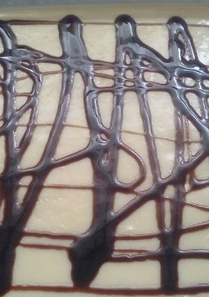 Una foto de Cheesecake de chocolate