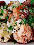 Repápalos extremeños en salsa verde