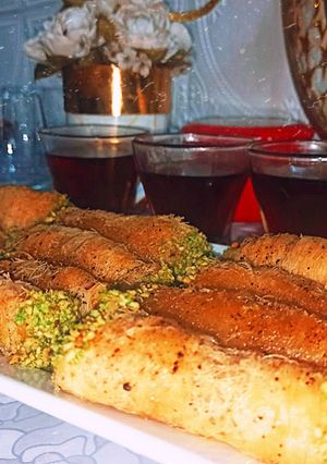 صورة لوصفة كنافة بورمه بالمكسرات