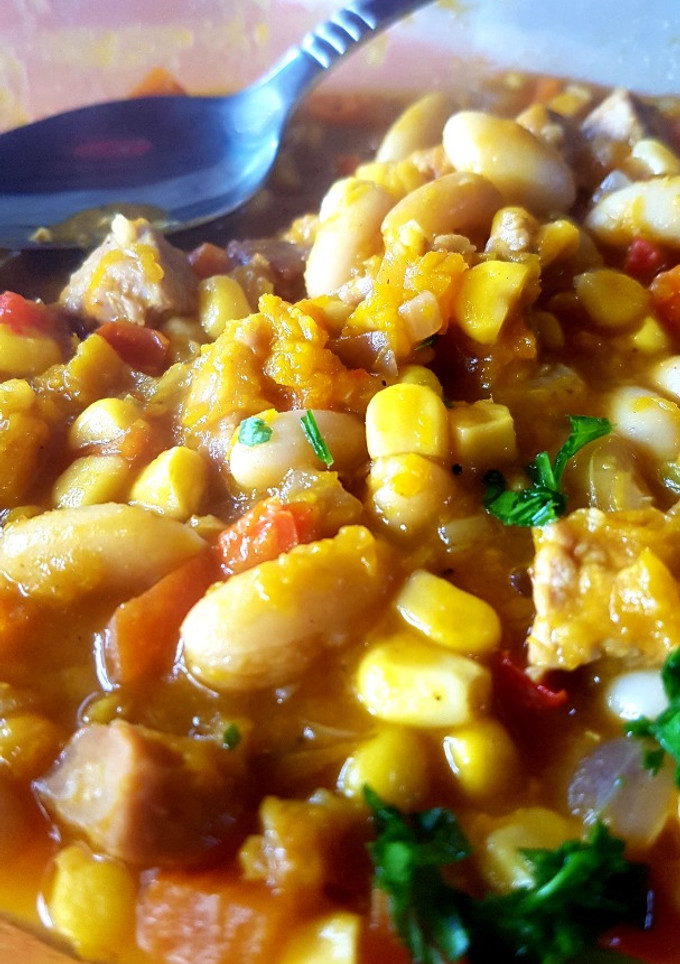 Una foto de Locro muy bajo en sodio y grasas