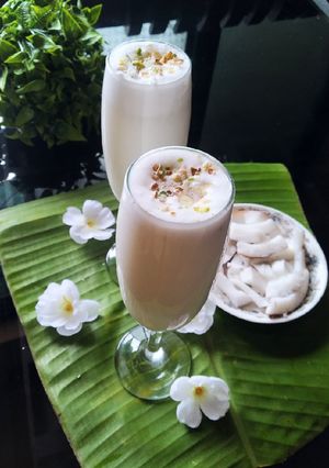A picture of Coconut milk shake.
