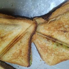 A picture of Paneer coriander toast.