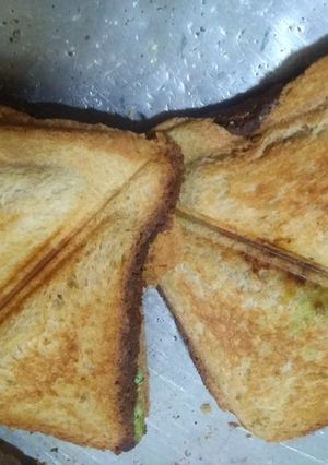 A picture of Paneer coriander toast.