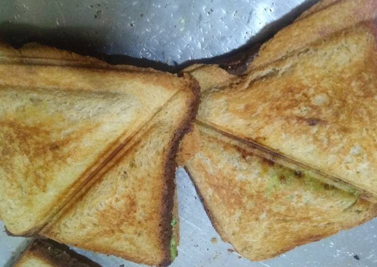 How to Make Favorite Paneer coriander toast