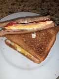 Fried Egg Brisket Sandwich