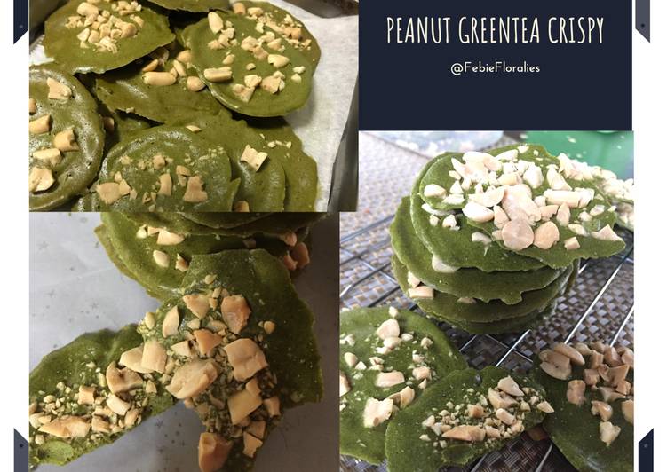 Langkah Mudah untuk Membuat Peanut Greentea  Crispy Cookies, Sempurna