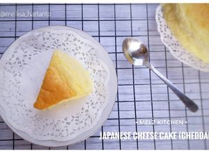 Foto resep Japanese Cheese Cake (Cheddar)