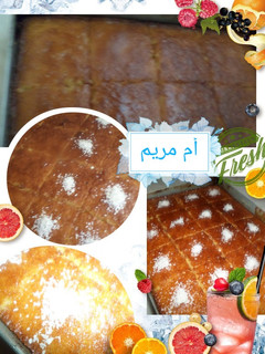 صورة لوصفة بسبوسة