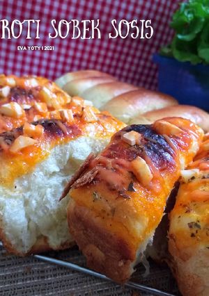 Foto resep Roti Sobek Sosis