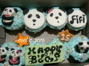 Gambar kue fondant coklat