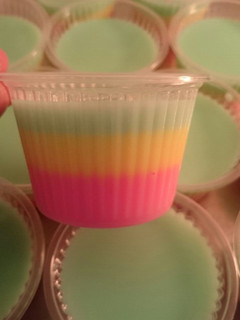 Foto resep Puding pelangi