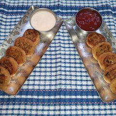 A picture of Potato Pinwheels/Samosa.