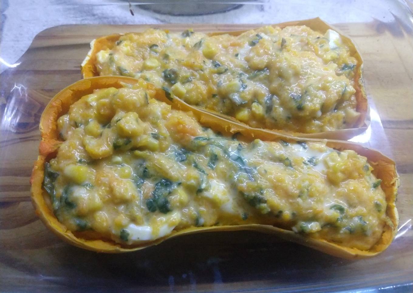 Calabaza rellena de Bigote cocina