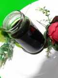 Homemade mint syrup