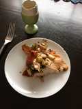One pan salmon