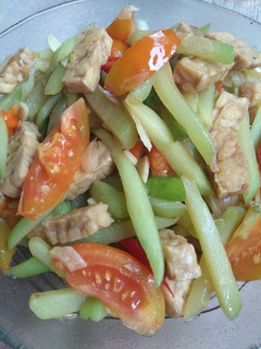 Foto resep Tumis labu siam + tempe