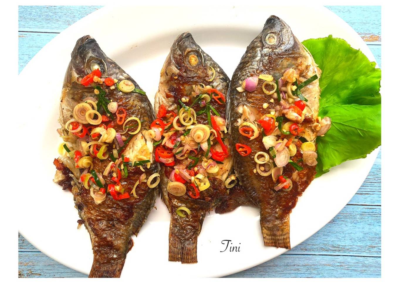 Ikan Bakar teflon Sambal Matah