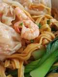 Carrot Noodle With Shrimp Dumplings