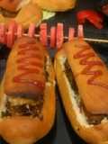 Tandori Soya chaap hot dog