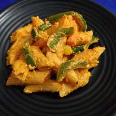 A picture of Makhni sauce pasta.
