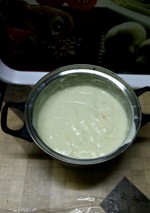 صورة لوصفة كريمه للحلويات الشرقيه بسيطه جدا