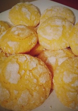 Una foto de Galletas craqueladas de limón 🍋✨