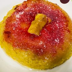 A picture of Mango pudding classy & drooling..!.