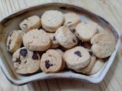 Una foto de galleta de chocolate