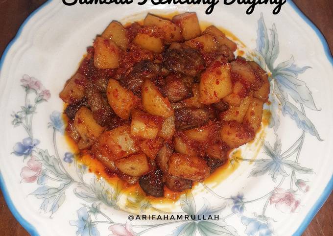 Sambal Kentang Daging