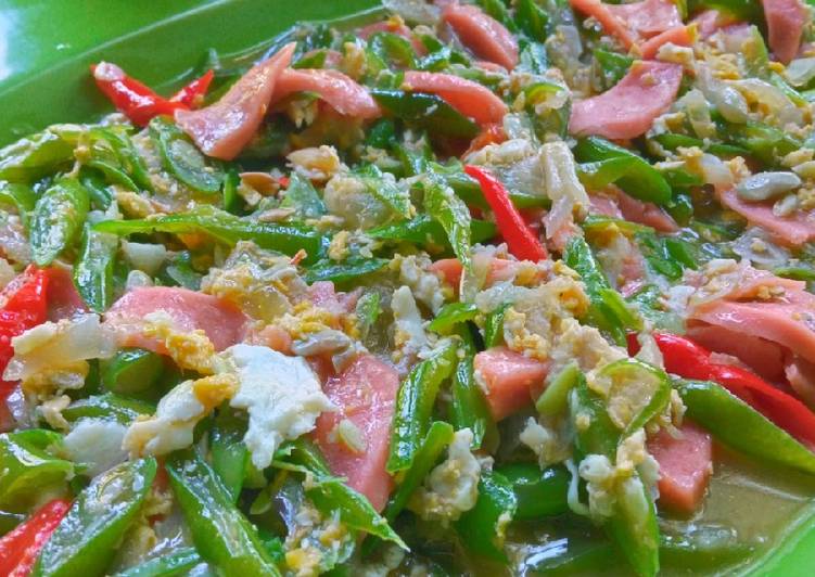 Easiest Way to Prepare Tasty Tumis Buncis Telur Sosis
