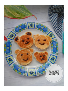 Foto resep Pancake Karakter