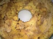 Una foto di ciambella alla panna