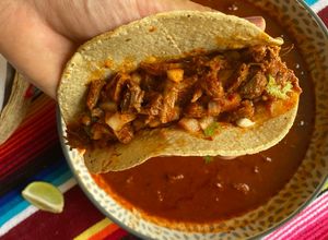 Una foto de Birria de res