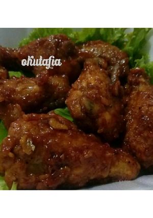 Foto resep Chicken wings saus barbeque