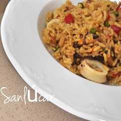Una foto de Arroz con marisco