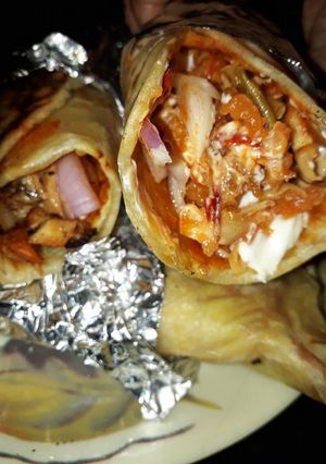 A picture of Chicken mayo frankie.