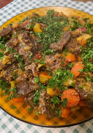 Une photo de Mijoté de bœuf aux légumes et épices