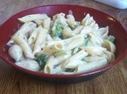 A picture of broccoli alfredo