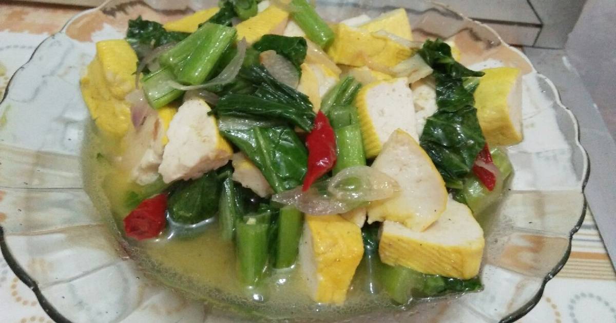 Resep Tumis Sawi Tahu Simple Oleh Sri Astuti Cookpad