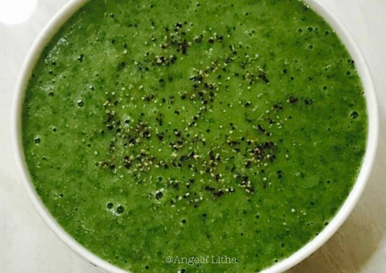 Resep Bubur sayur &amp; kacang hijau #eatclean yang Lezat Sekali